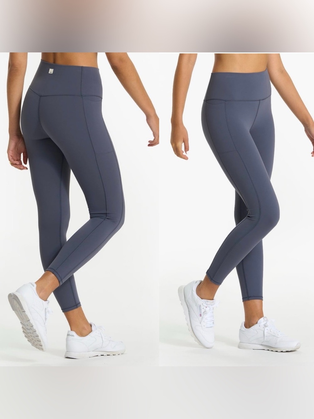 Vuori Womens Studio Pocket Legging | Azure - size Large